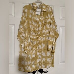 NWT H&M XXL Long Sleeve Collar Dress